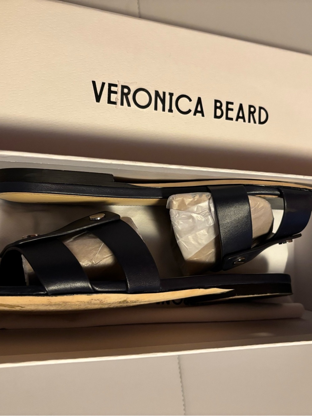 Veronica Beard Via Slide Sandals - Picture 11 of 12